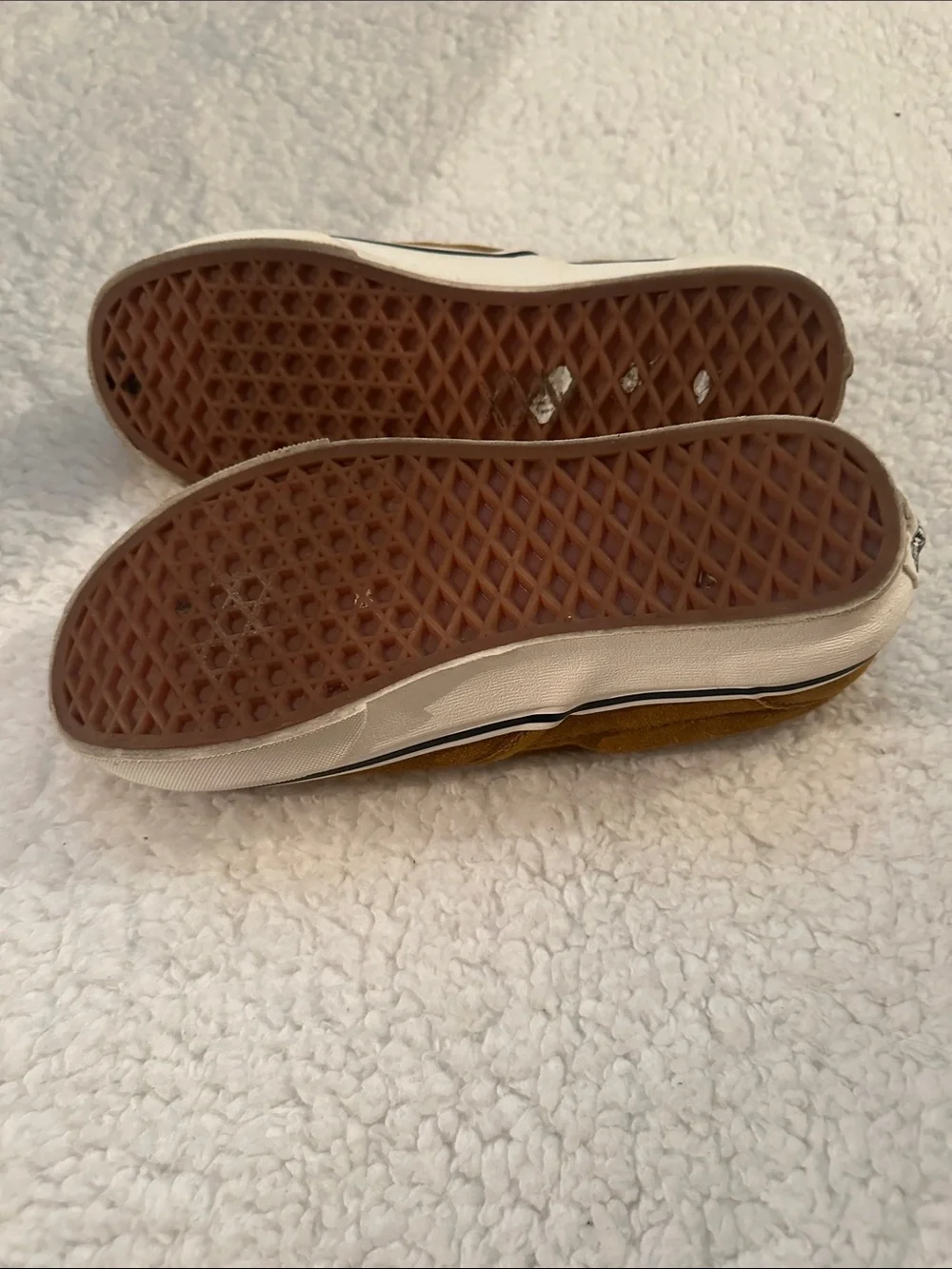 Vans Camel Suede Slip-On ‘Cozy Hug’